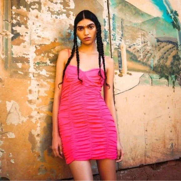 Zara | Dresses | Zara Tulle Bandage Dress Pink S L | Poshmark Zara | Dresses | Zara Tulle Bandage Dress Pink S L | Poshmark